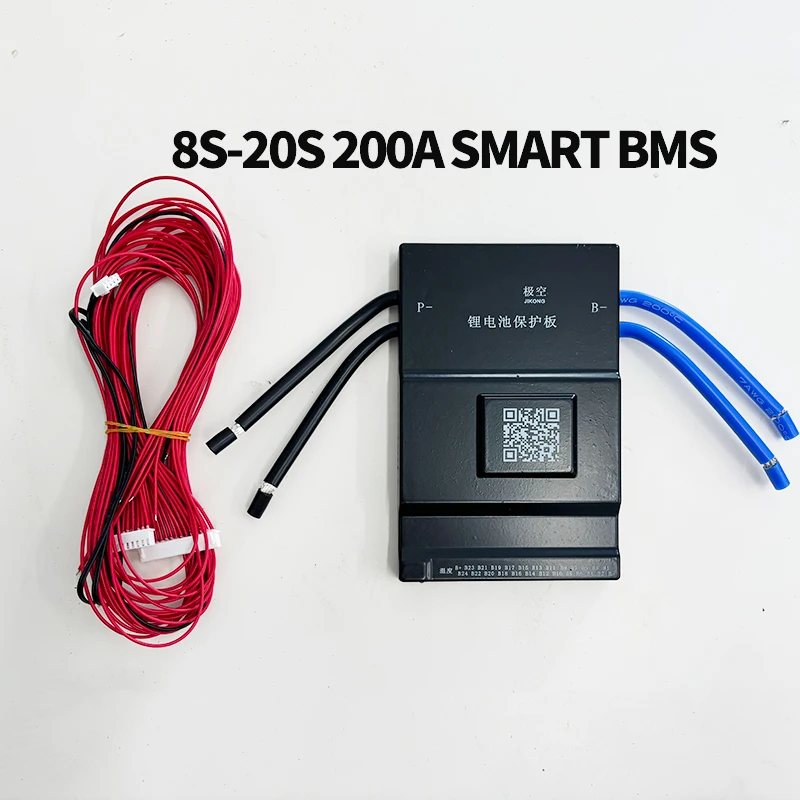 

JK-BD6A20S20P 8S-20S 200A SMART BMS Active balancing built-in Bluetooth support APP