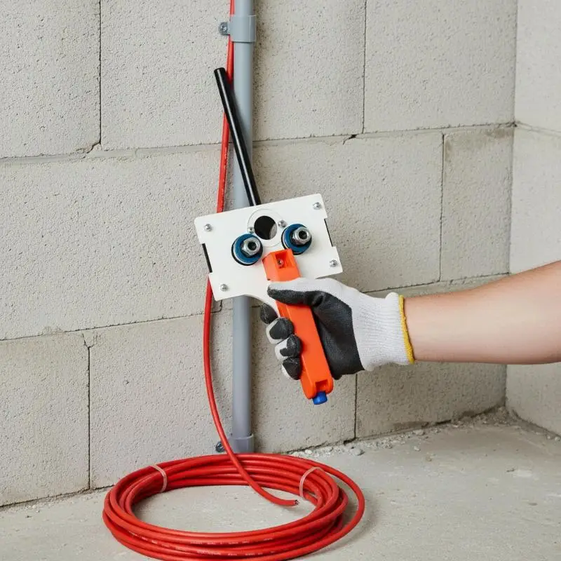 Heavy Duty Handheld Wire Puller Multifunctional Labor Saving Cable Puller for Wall Underground Data Center Home Renovation Work