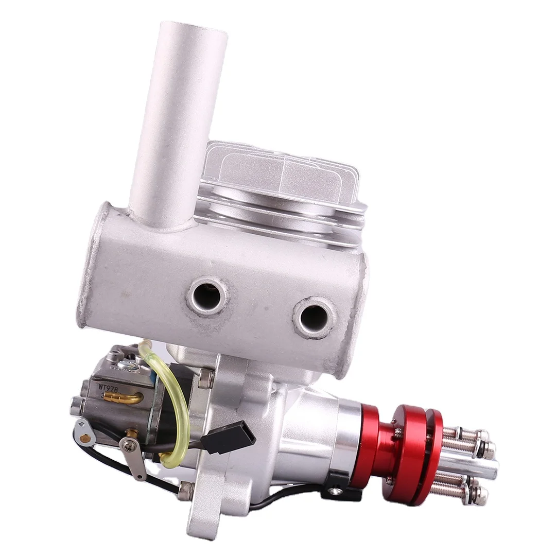 RCGF 56cc Single Cylinder Side Exhaust Metal Petrol/  Engine for RC Airplane Two Strokes Natural Air