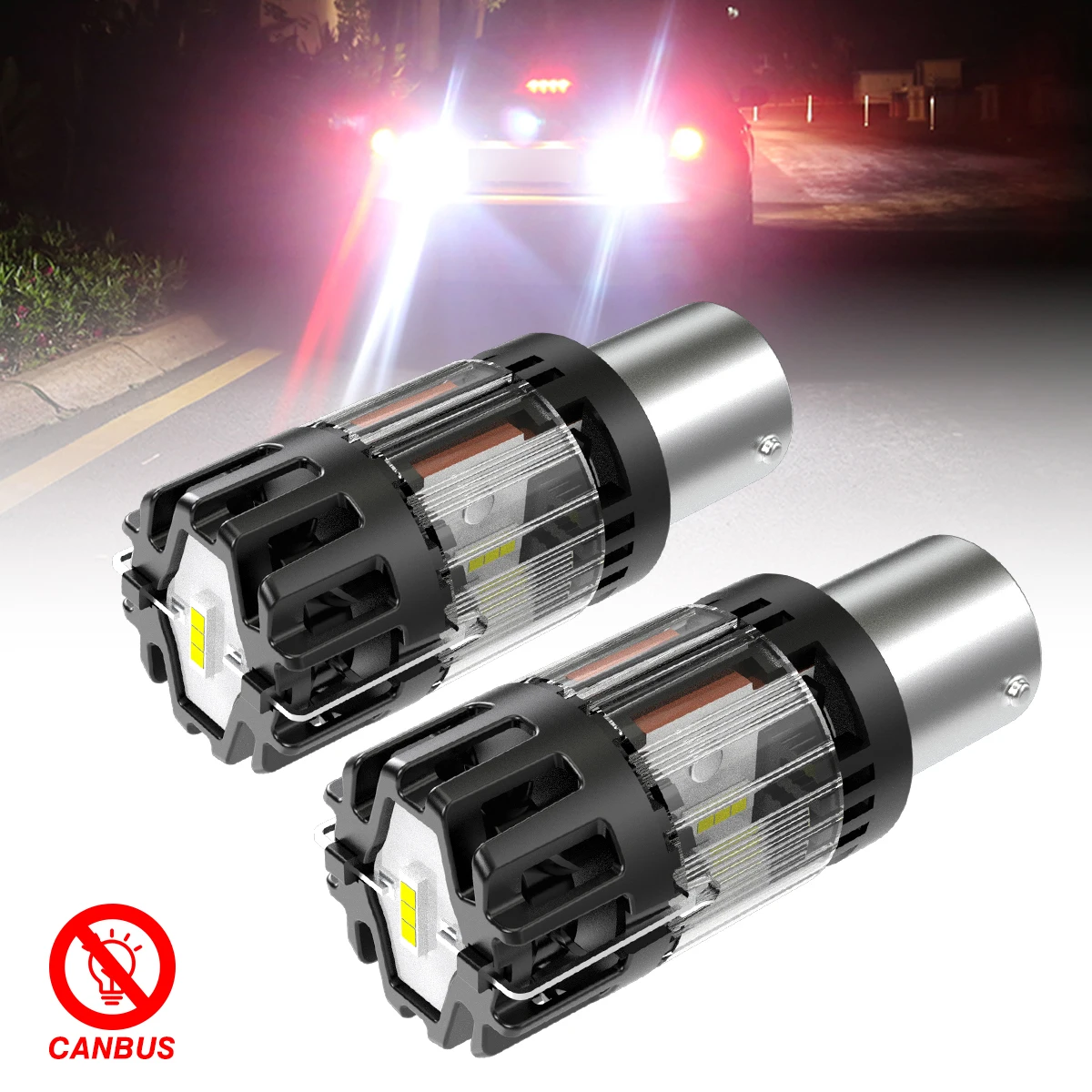 2 قطعة ba15s py21w Canbus Led أضواء السيارة S25 ba15s السوبر مشرق الأبيض السيارات ضوء السيارة لا خطأ خطأ مجاني لسكودا اوكتافيا 2