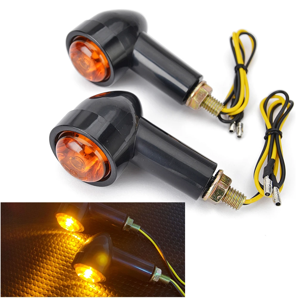 2 Pcs Rear Long Led Turn Signals Directional Indicators Blinker 12V IP68 Tail Brake Flasher Light Stop Signal Light DRL Lamp