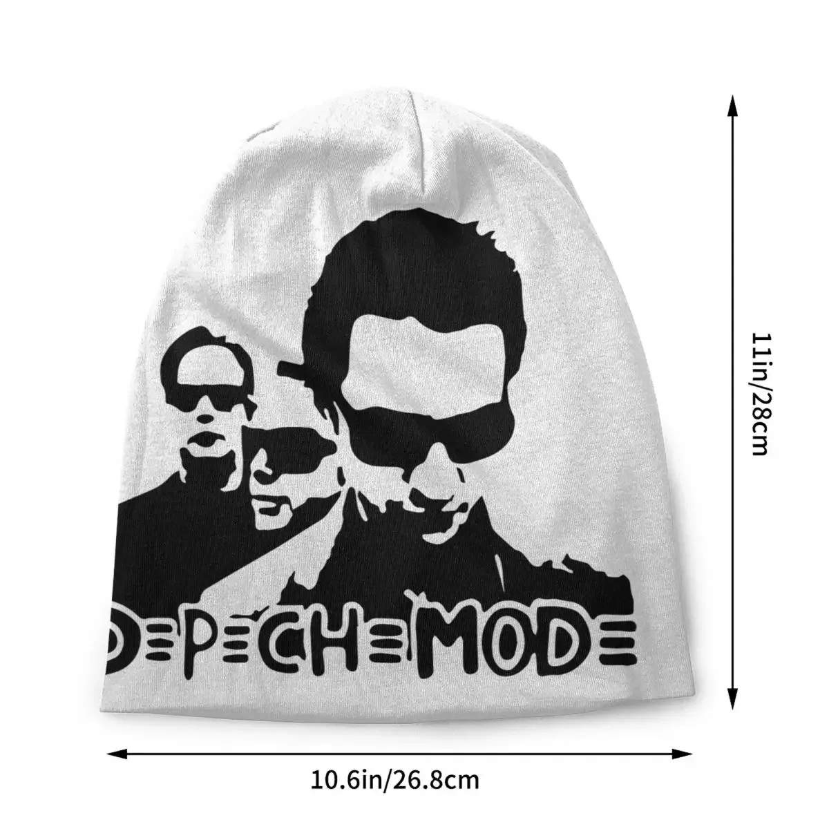 Electronic Rock Depeches Cool Mode Bonnet Hats Street Knitted Hat For Women Men Warm Winter Skullies Beanies Caps