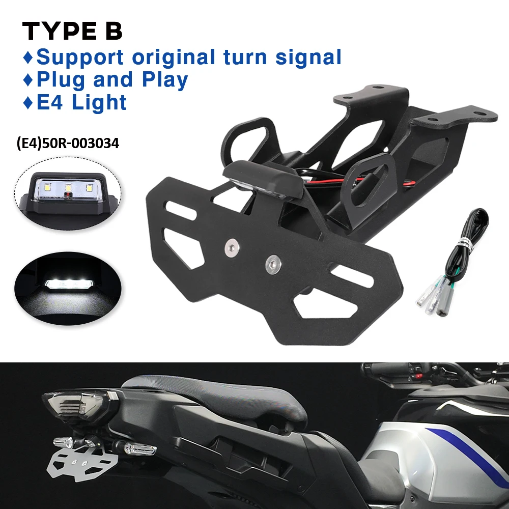 2025 Tracer 9 9 GT Tail Tidy Kentekenplaathouder Motorfiets Achterspatbord Eliminator Kentekenplaat Beugel Voor YAMAHA Tracer 9 /GT