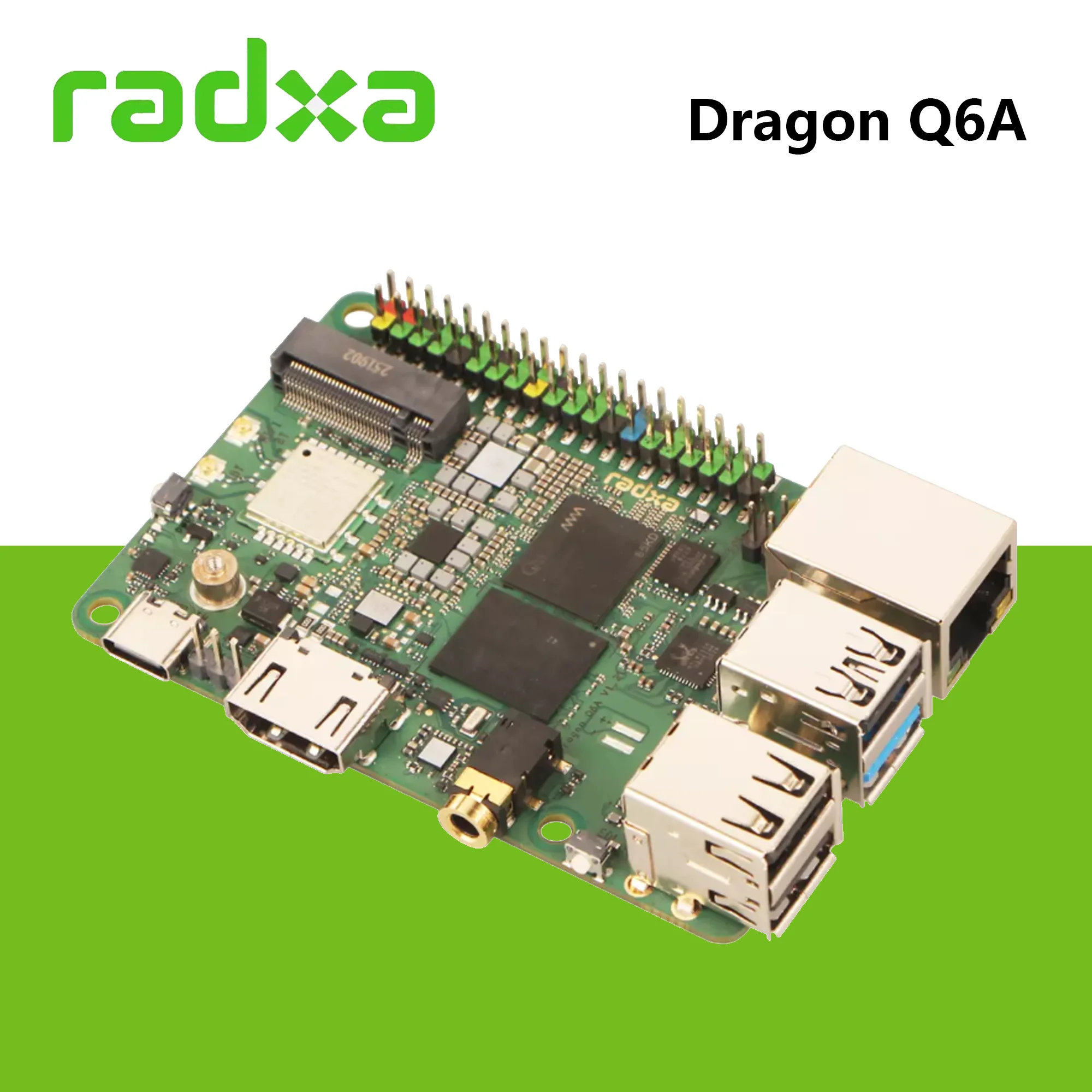 لوحة تطوير Radxa Dragon Q6A Qualcomm QCS6490 Soc 12TOPS قوة الحوسبة LPDDR5 منصة ثماني النواة لـ Edge AI #4