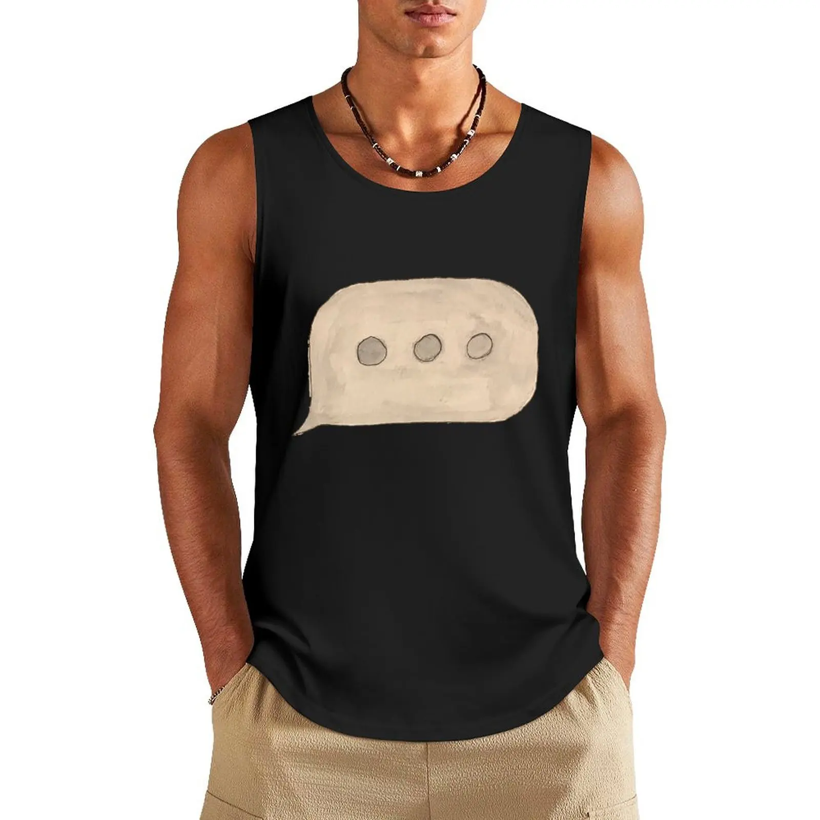 Waiting Tank Top gym shirts anime clothes Sports shirt man