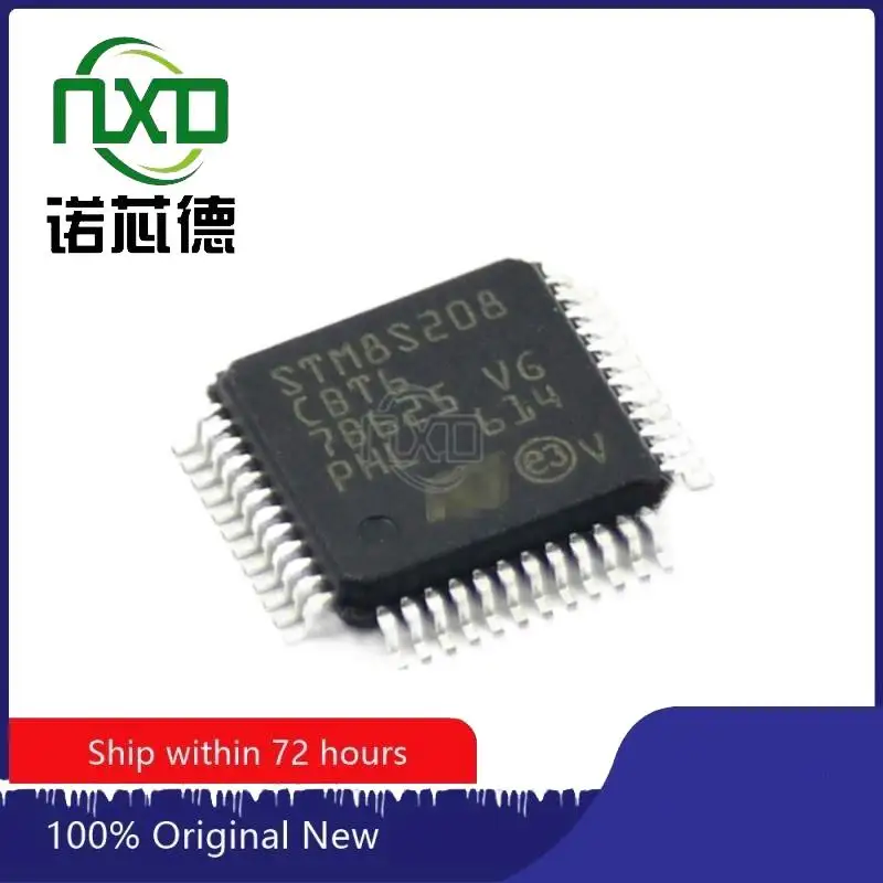 10pcs/lot Original off the shelf STM8S208CBT6 STM8S208 STM LQFP-48 8-bit microcontroller