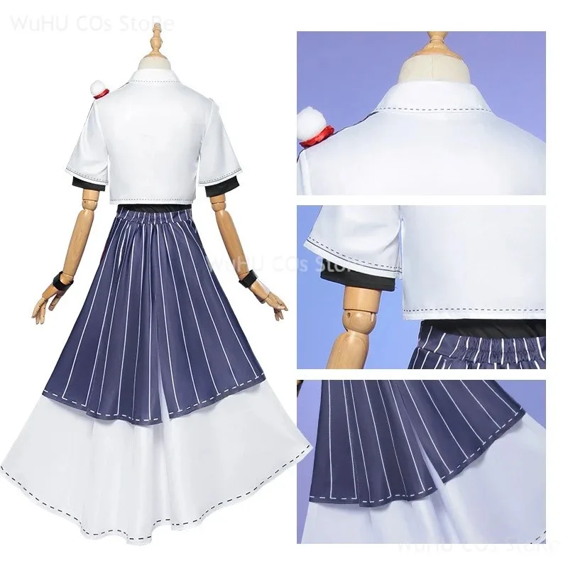 Anime Time Agent X Identity Ⅴ Qiao Ling 코스프레 의상 드레스 Cheng Xiaoshi 여성 할로윈 파티 복장 Wigc;8,k'5;h.