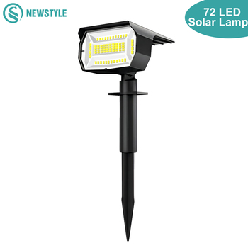 72/68 LED Solar Landscape Lights Outdoor IP65 Waterproof Solar Light with 3 Modes Solar Garden Spotlight for Yard Lawn Walkway 72/68 LED Solar Landscape Lights Outdoor IP65 Waterproof Solar Light with 3 Modes Solar Garden Spotlight for Yard Lawn Walkway
