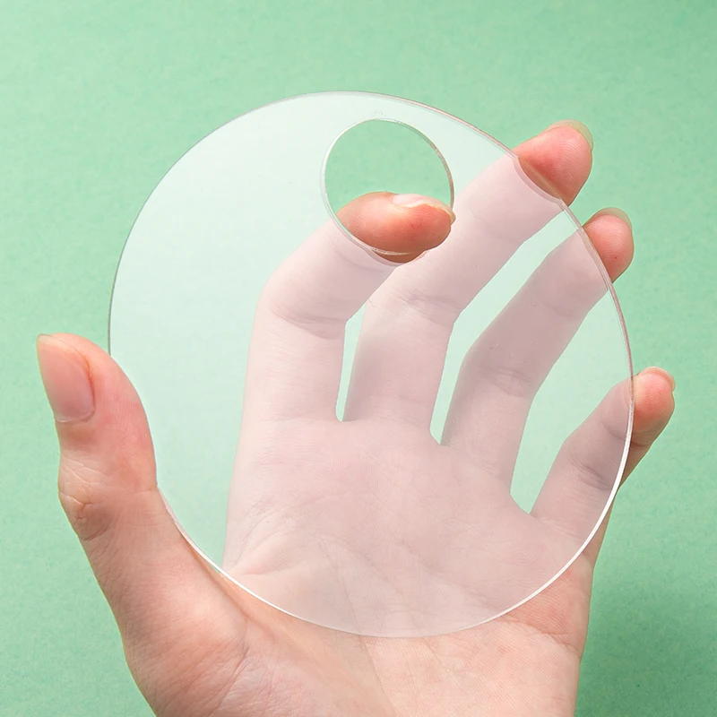 透明アクリルパレットミキシングロッドメイクアップペイントマニキュア混合ツールセット