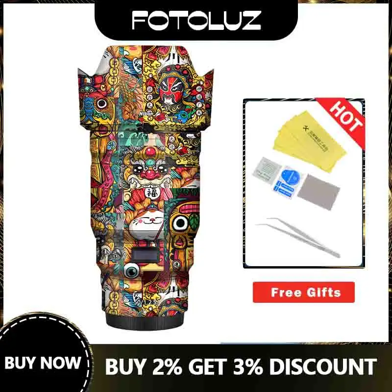 Untuk Nikon Z 50Mm F/1.2S Bungkus Kulit Stiker Lensa Kamera Film Pelindung Antigores Z50mmf1.2 Penutup Tahan Air Stiker