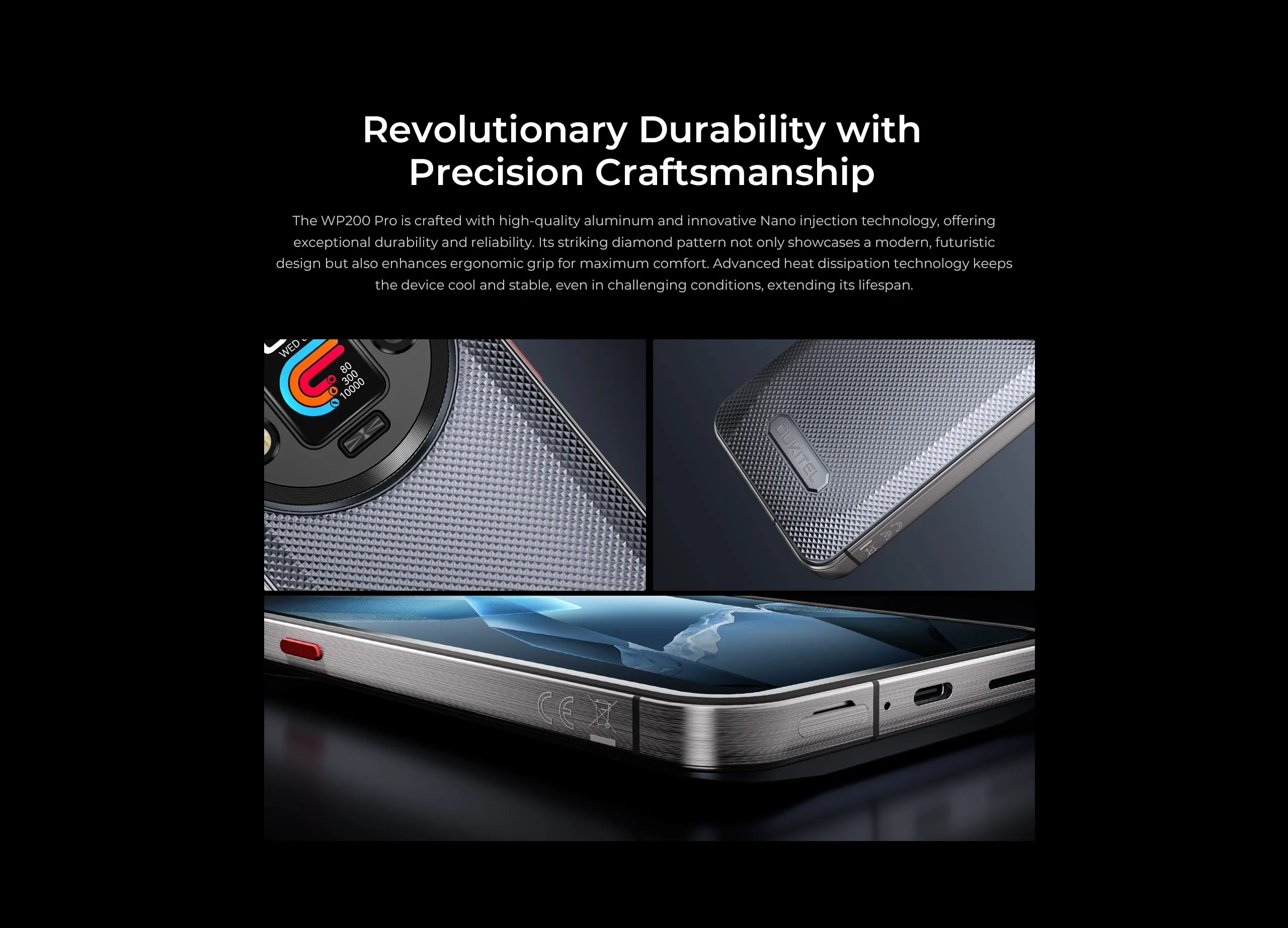 Oukitel WP200 Pro 5G Modular Rugged Phone Detachable Earphone Watch 72GB+1TB MTK8200 Smartphone 108MP Cell Phone