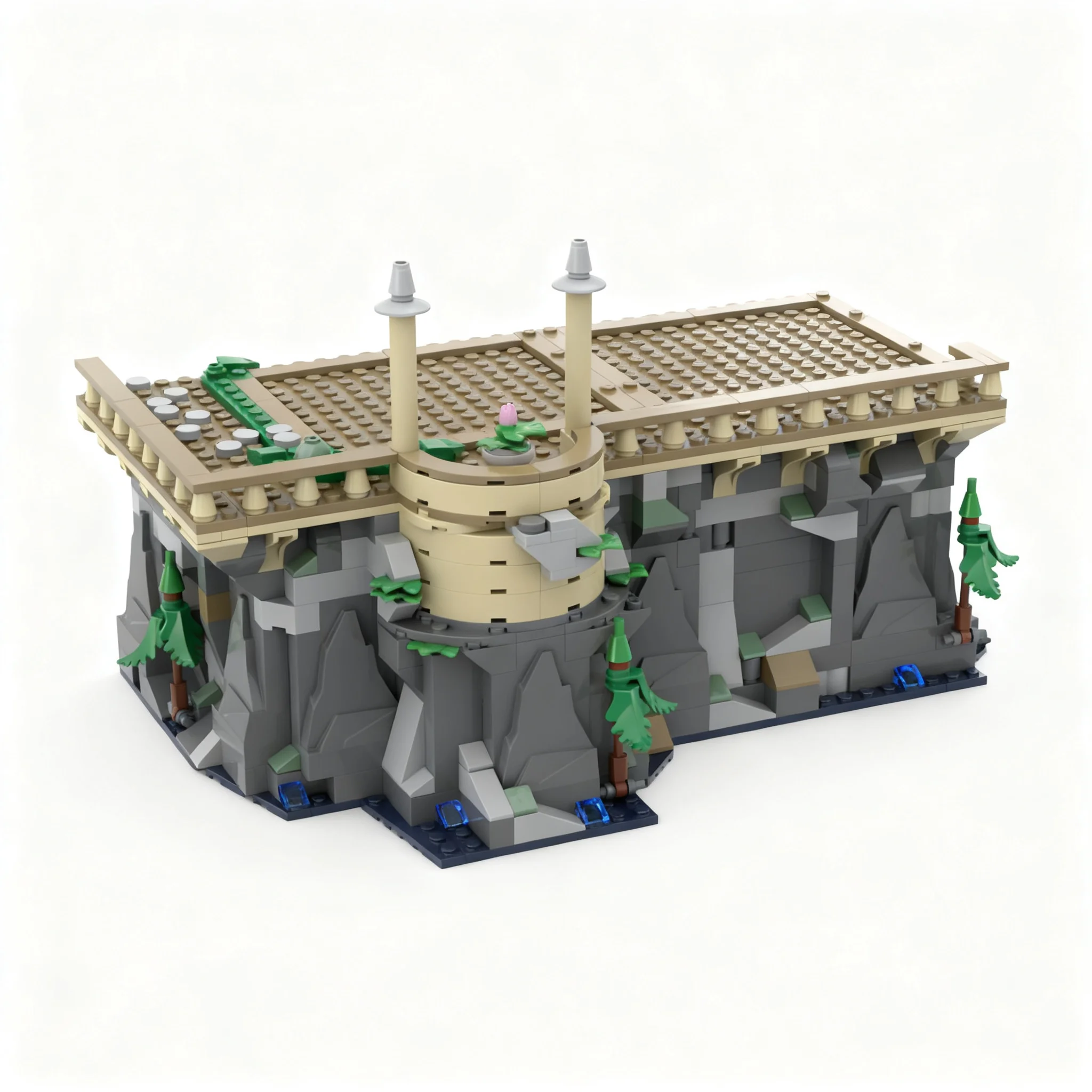 533pcs MOC Magic Castle Herbology Base Harry Model Building Blocks Toy Architecture Christmas Gifts Collection Education 3D