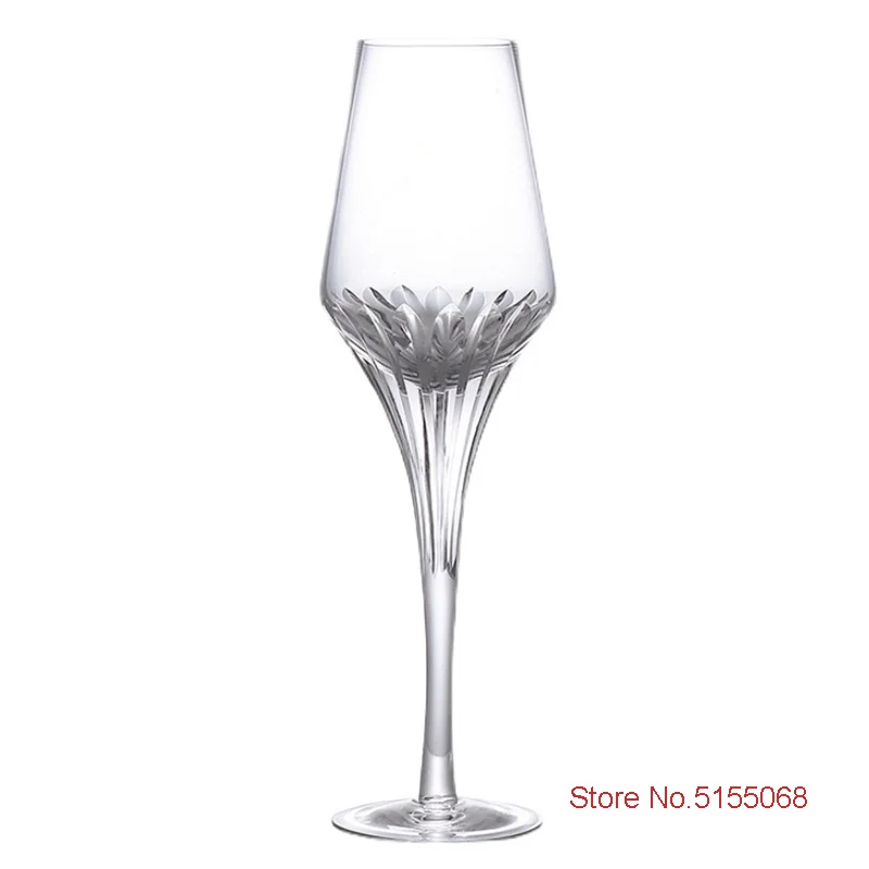 Imagem -06 - Limpar Gravado Cristal Uísque Cálice Copa França Stemware Vinho de Degustação de Vidro xo Chivas Conhaque Snifter Brandy Copos