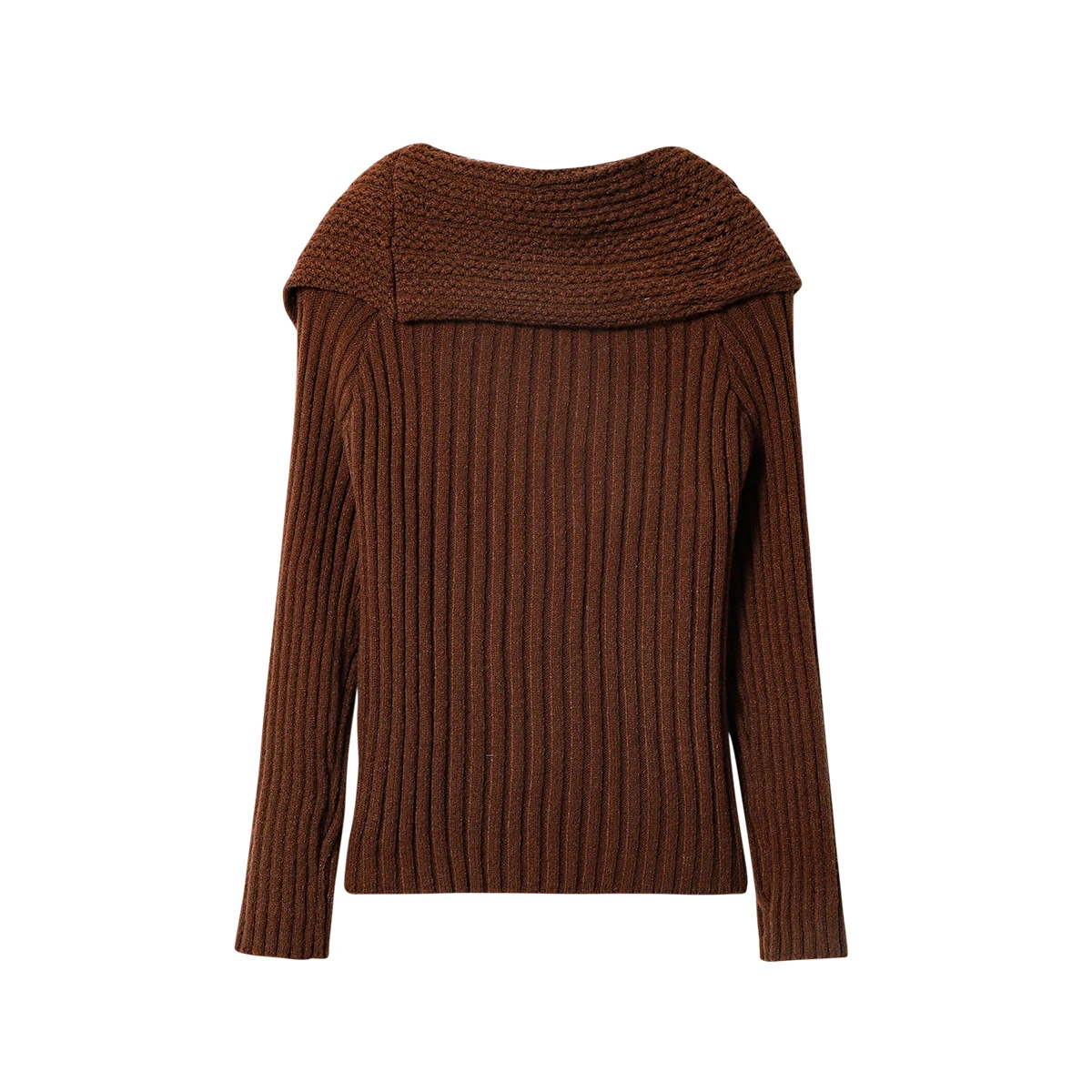 Korean Fashion Slim Pullovers Bow Design Off Shoulder Long Sleeve Knitwear Tops Spring Autumn All-matched Knit Sweater