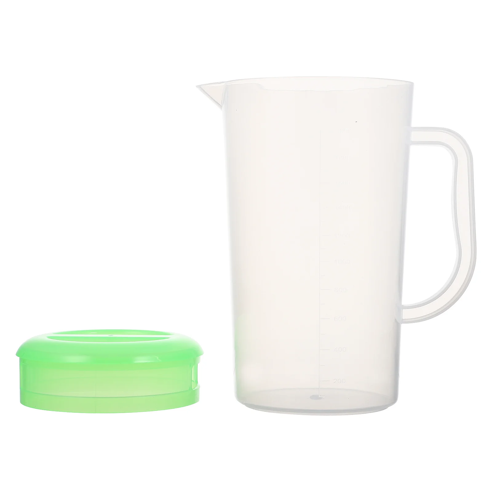 Jarra de agua fría de gran capacidad, jarra de plástico para servir bebidas, para jugo, té, limonada, contenedor de bebidas con tapa, refrigerador