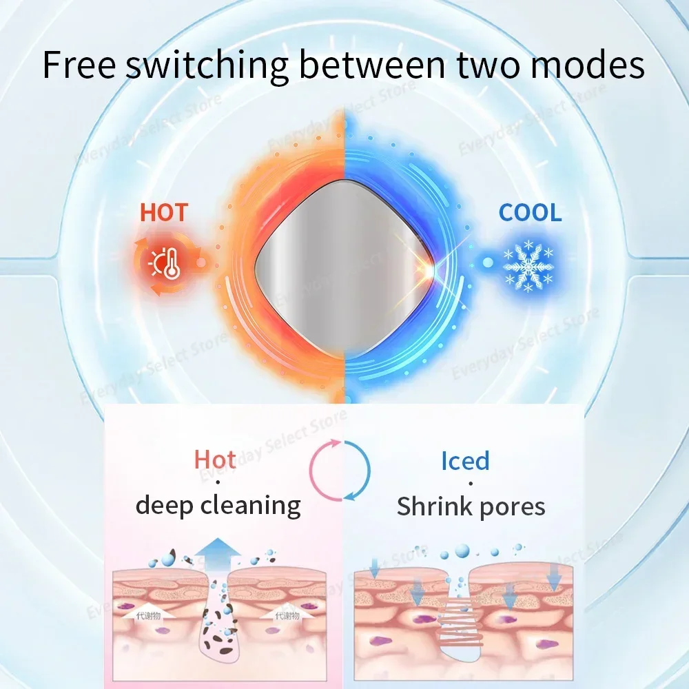 -5 To 48 Degree Ice Hammer Face Massager Ice Massage Beauty Instrument 6 Colors Photon Light Therapy for Skin Rejuvenation