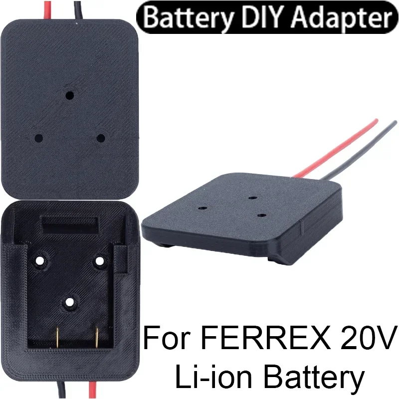 For Ferrex 20V Li-ion battery DIY adapter self-transformed toy car, robot DIY power supply 14AWG wire gauge DIY adapter