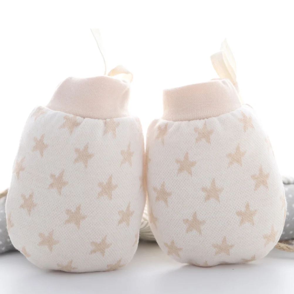 

4Pairs Baby Anti-Scratch Mittens Cozy Warm Infant Newborn Gloves Soft Scratch Prevention Newborn Gloves Warm Mitten for Baby