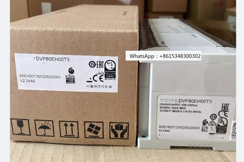 Brand new original PLCDVP48EH00T3/16/20/32/40/48/64/DVP80EH00R3 programmable controller