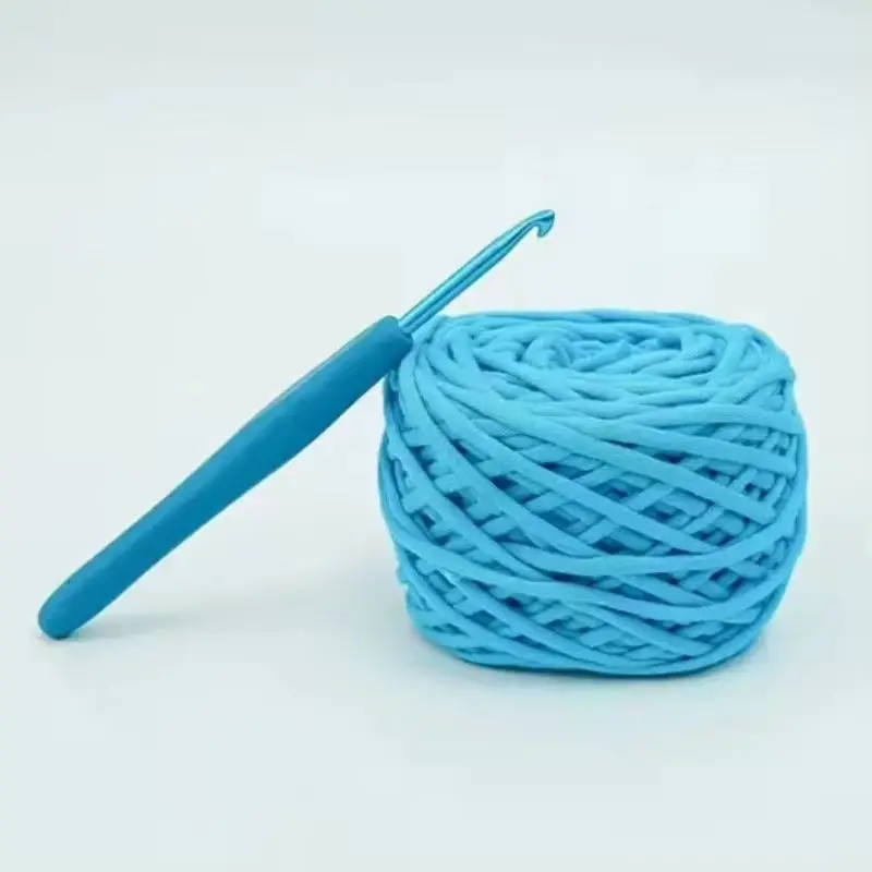 Blue Penguin Crochet Kit per principianti con Video Tutorial Cotton Knitting Yarn Thread Needles Hook Knit Tool Set fai da te