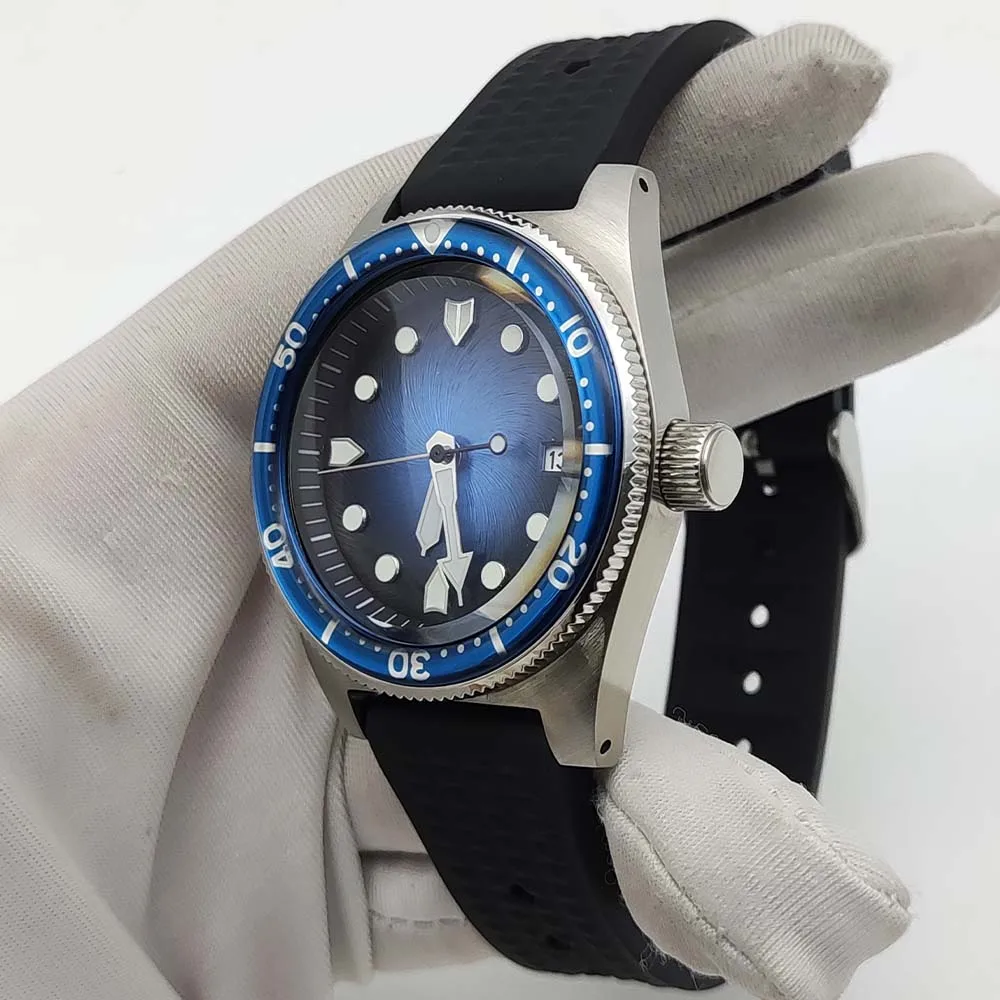 Мужские механические наручные часы, повседневные автоматические часы, Новое поступление 2023, водонепроницаемые часы NH35, супер светящиеся ночью