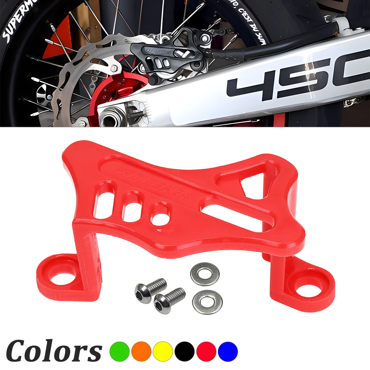 

Rear Brake Disc Guard For Honda CR125R CR250R CRF250RX CRF450RX CRF250X CRF450X CRF250R CRF450R CRF450RX CRF450L KAYO T4 T6 BSE
