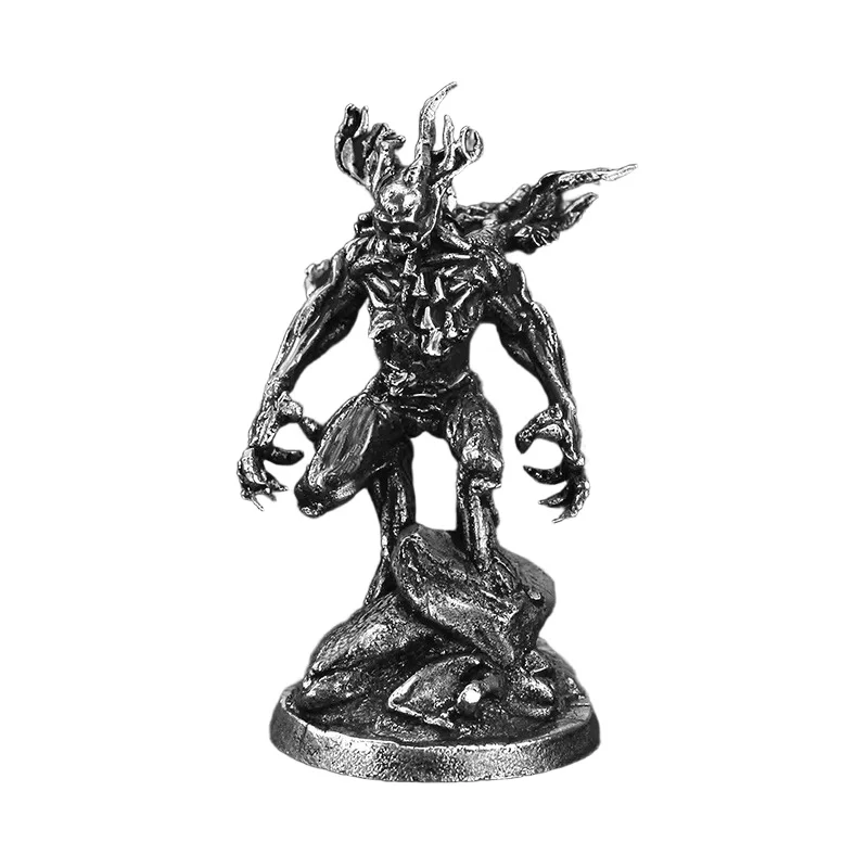Unpainted Metal Tree Spirit Miniatures, Lead Free Pewter Dryad Figure, Tabletop Wargame Role Playing Game Collectible Model Toy