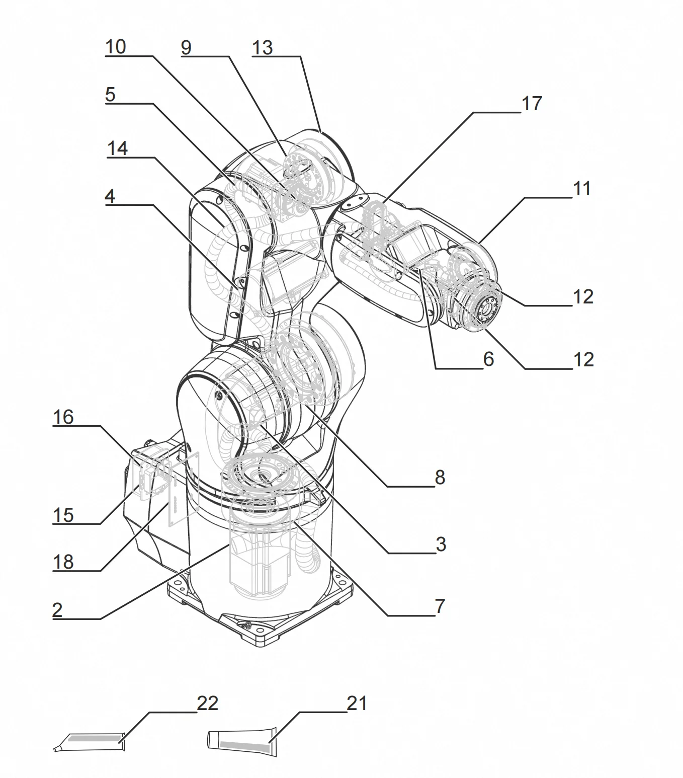 Brand New Good Quality KR10R900 Gripp Robot Arm  Industrial Intelligent Robotic Arm For Welding