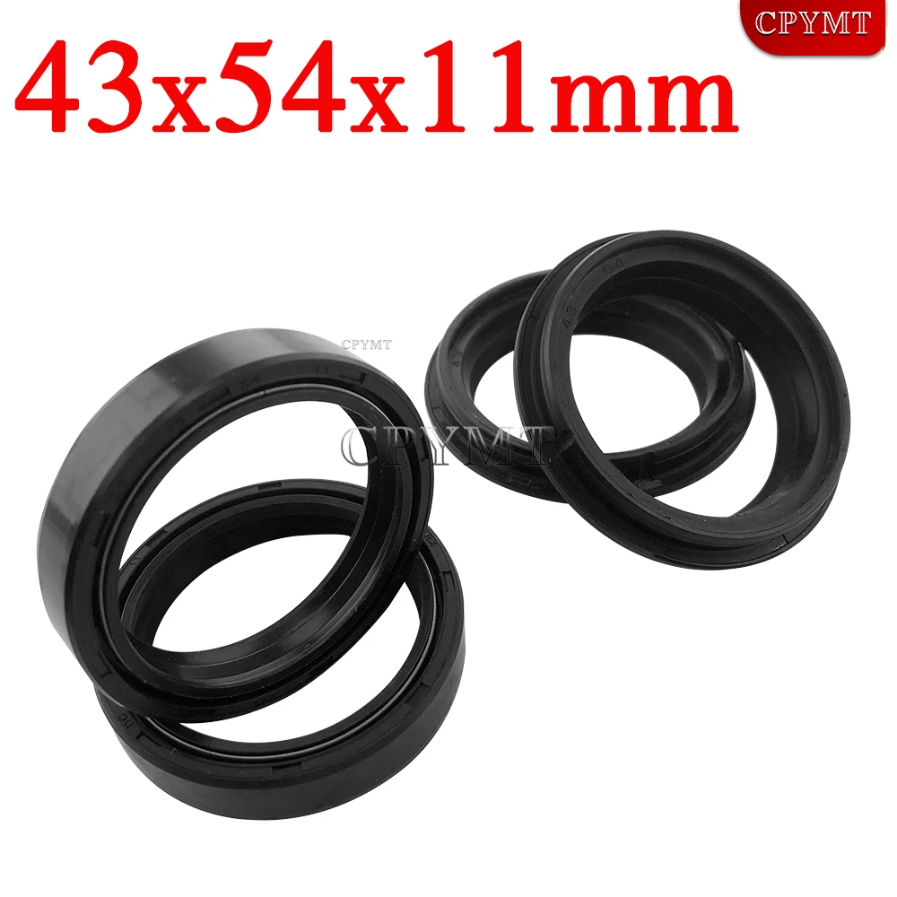

43x54x11 43 54 11 Front Shock Fork Damper Shaft Oil Seal Dust Cover Fit For F 800 GT F800 R F800GT F800R 2007-2017