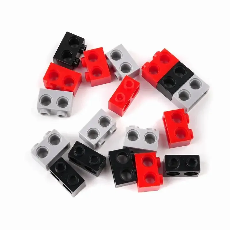 MOC high-tech onderdelen 1x2 baksteen 2 gaten 32000 MOC technische bouwsteen geschikt voor alle merken kleine deeltjes bakstenen speelgoed