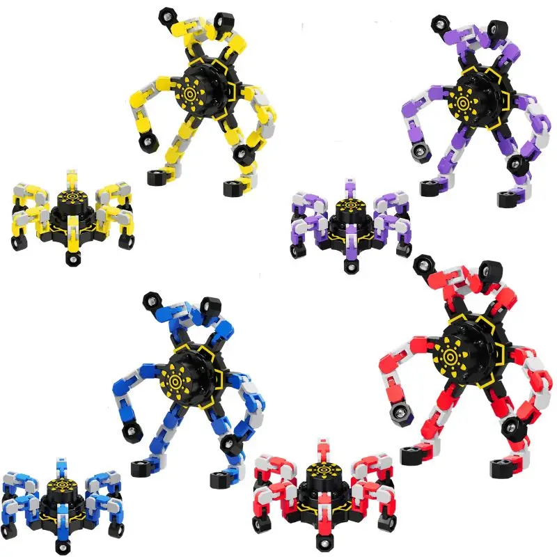Vervormd Fidget Spinner Keten Speelgoed Voor Kinderen Antistress Hand Spinner Vent Speelgoed Volwassen Stress Fidget Zintuiglijke Gyro Gift