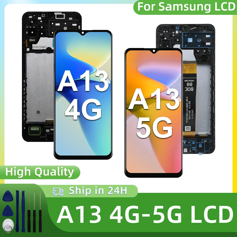 IPS pour Samsung Galaxy A13 4G LCD SM-A135F SM-A135M écran tactile numériseur remplacer pour Samsung A13 5G affichage SM-A136U