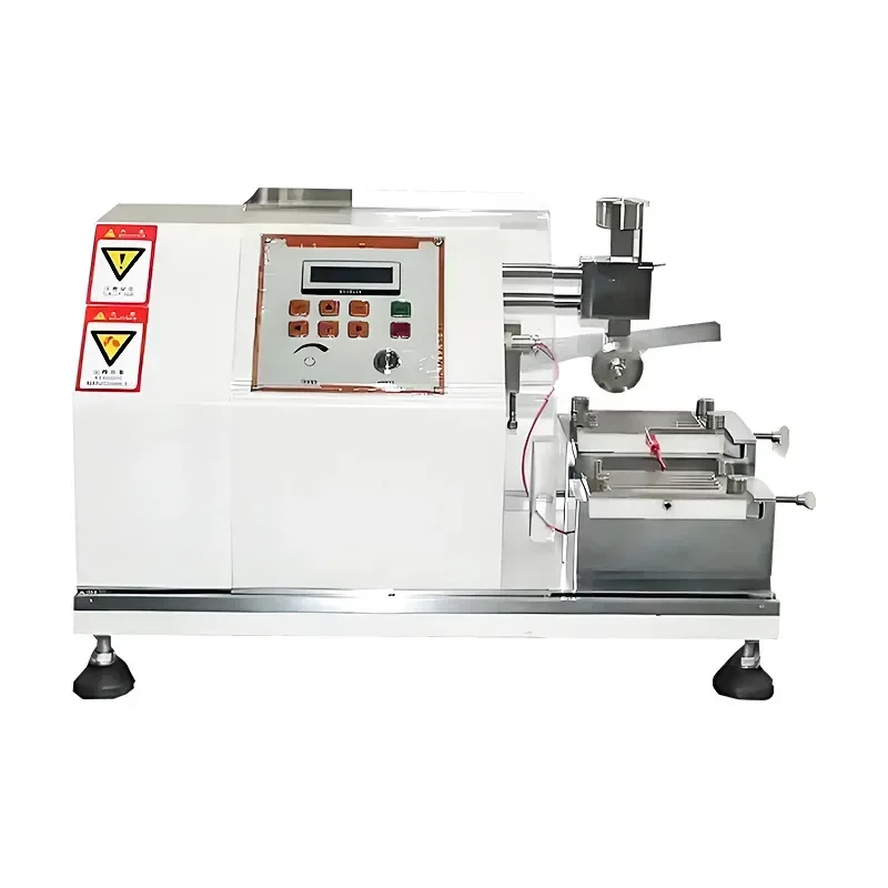 Protective gloves cutting strength testing machine, upper gloves leather material sharp object