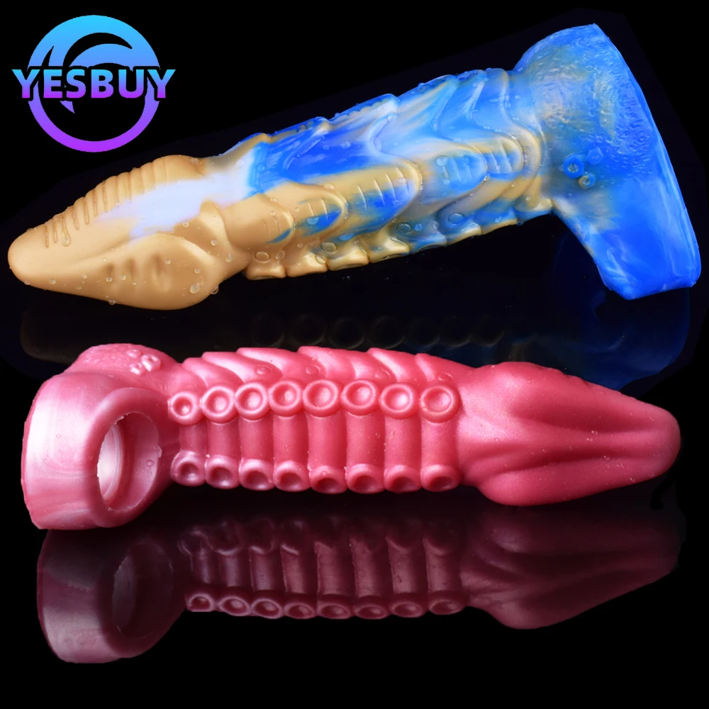 

YESBUY Soft Silicone Penis Sheath Octopus Tentacles Dildo Sheaths Anal Sex Toy Male Cock Enlargement Delay Ejaculation For Men