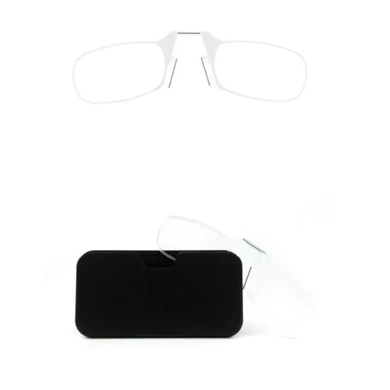 Modische Nasenklammer-Lesebrille, ultraleichte und praktische Presbyopie-Brille für Mobiltelefone, HD-Lesebrille im Retro-Stil – Detail 7