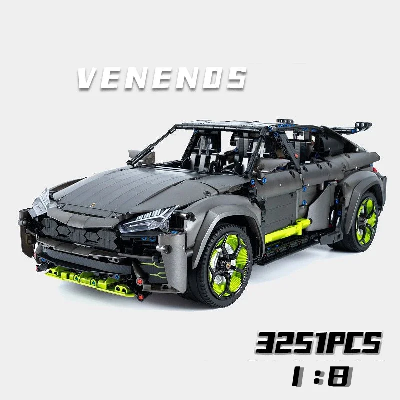 IN STCOK URUS Vehicle Super SUV 1:8 Car Model Technology Compatible With MOC Hight-tech Building Blocks Bricks Toy LamborghiniI