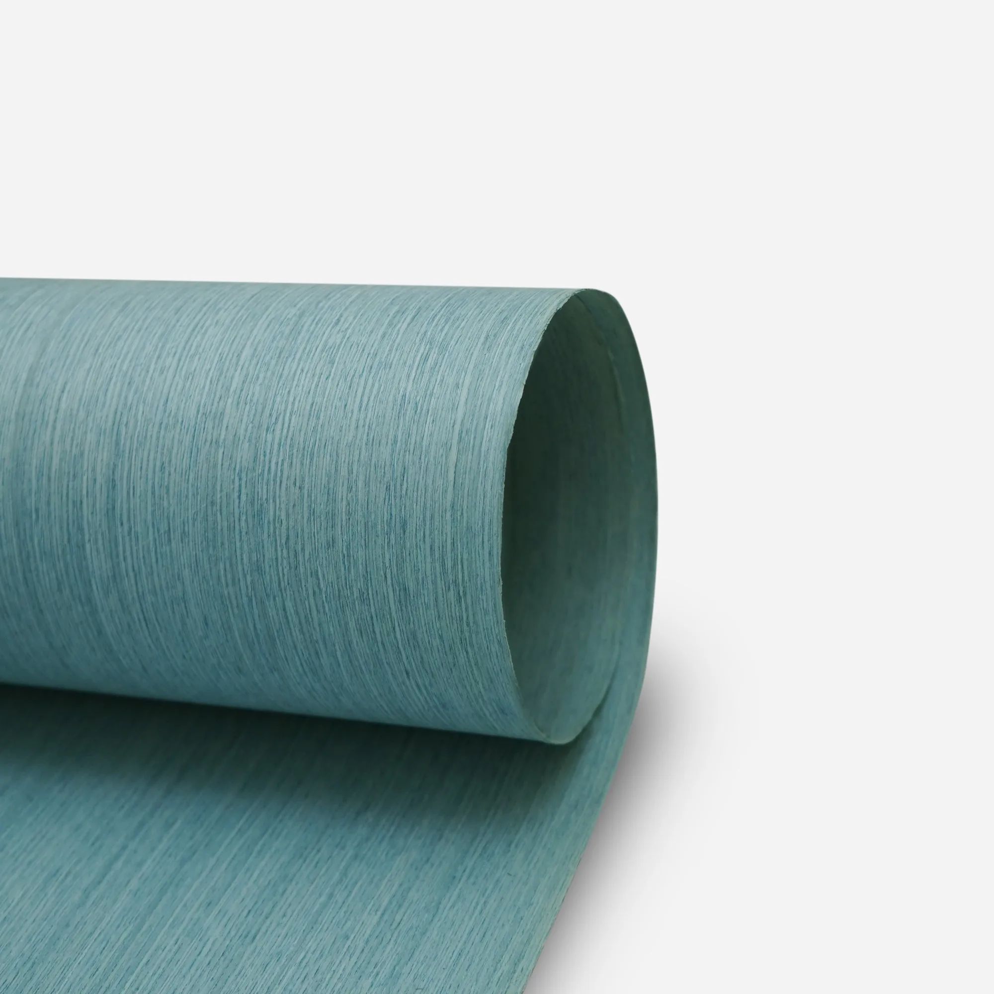58x250cm Baby Blue Oak Engineered Wood Veneer, Reconstituted Fleece Backed Composite Wood Veneer Sheet for Furniture Renovation