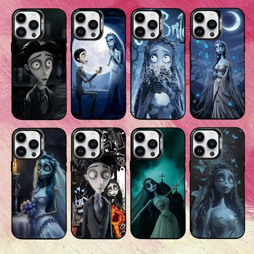 

C-Corpse B-Bride V-Victor Phone Case For iPhone 17,16,15,14,13,12,11 Plus,Pro Max,XS,Colorful Silver Black Cover