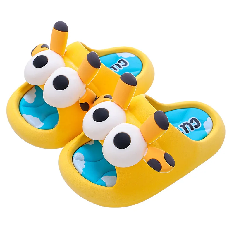 2024 New Children\'s Cartoon Animal Sandals Slippers Summer Girls Non-slip Soft Indoor Outdoor Boys Bath Baby Kids Beach Shoes