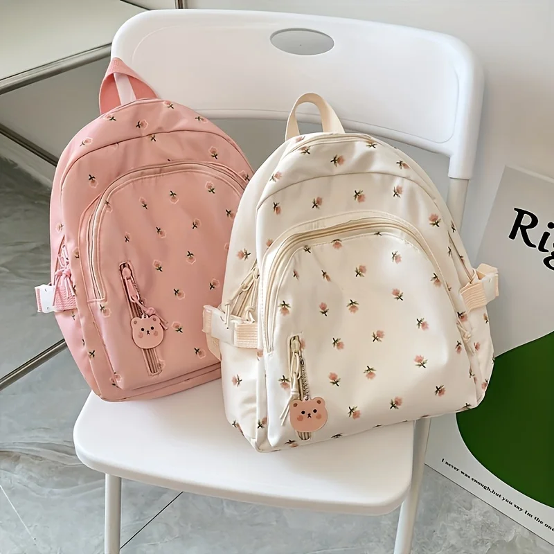 

Mini Backpack Print School Bag Travel Shoulder Bag for Women New Fashion