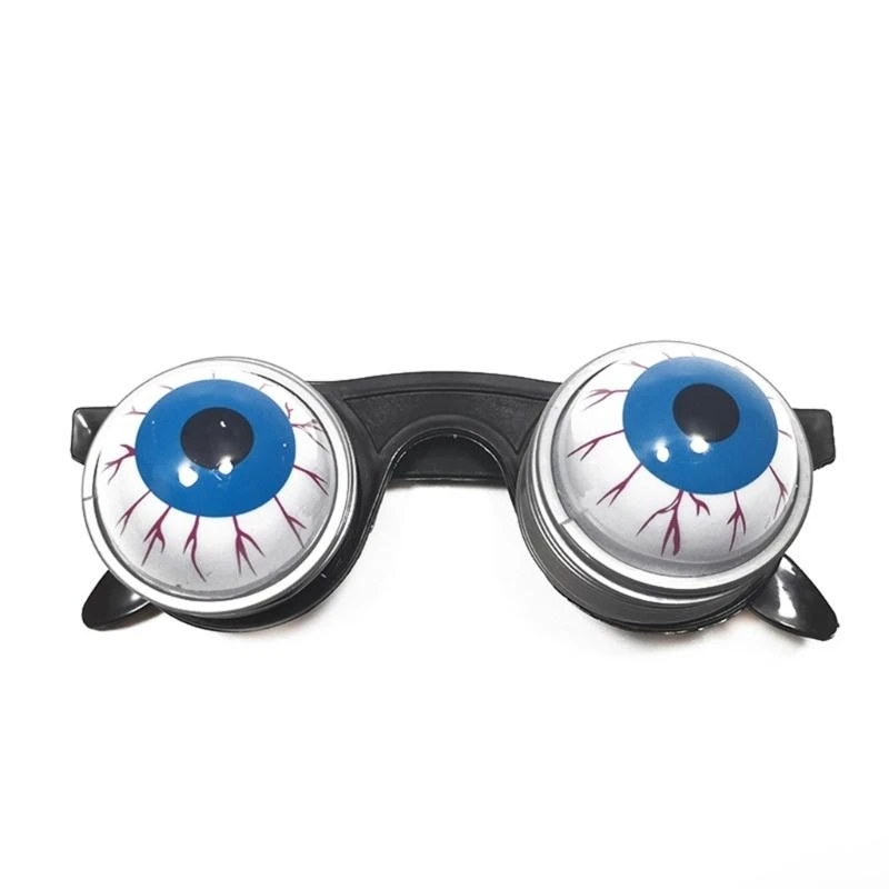 Y5GC Droopy Eye okulary dla dzieci, zabawne okulary z upuszczającą gałką oczu, kostium na Halloween