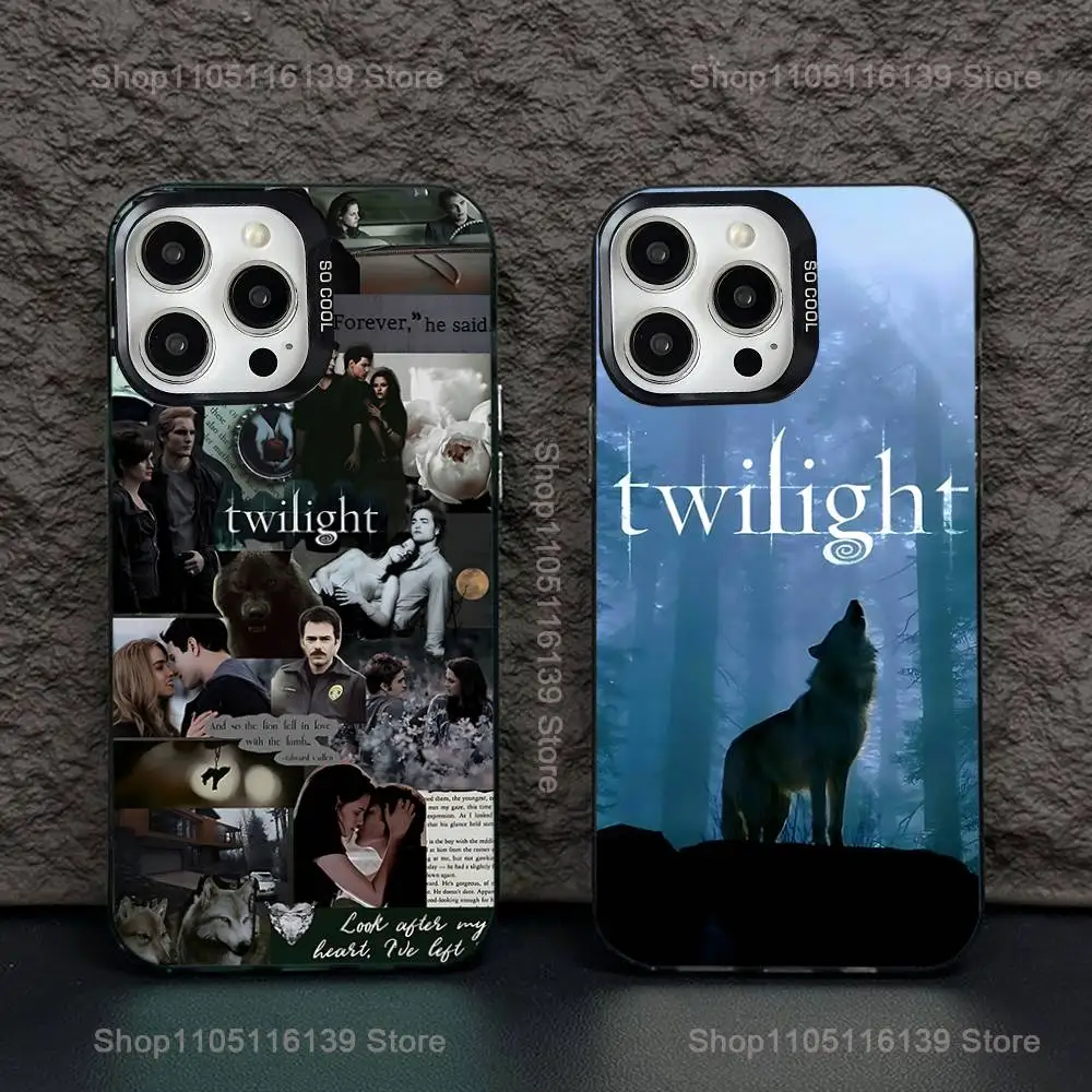 

Team Edward Jacob T-Twilight Phone Case For iPhone 16,15,14,13,12,11,Pro,XS,Max,Plus,Mini,SE Black Candy Matte Shockproof Cover