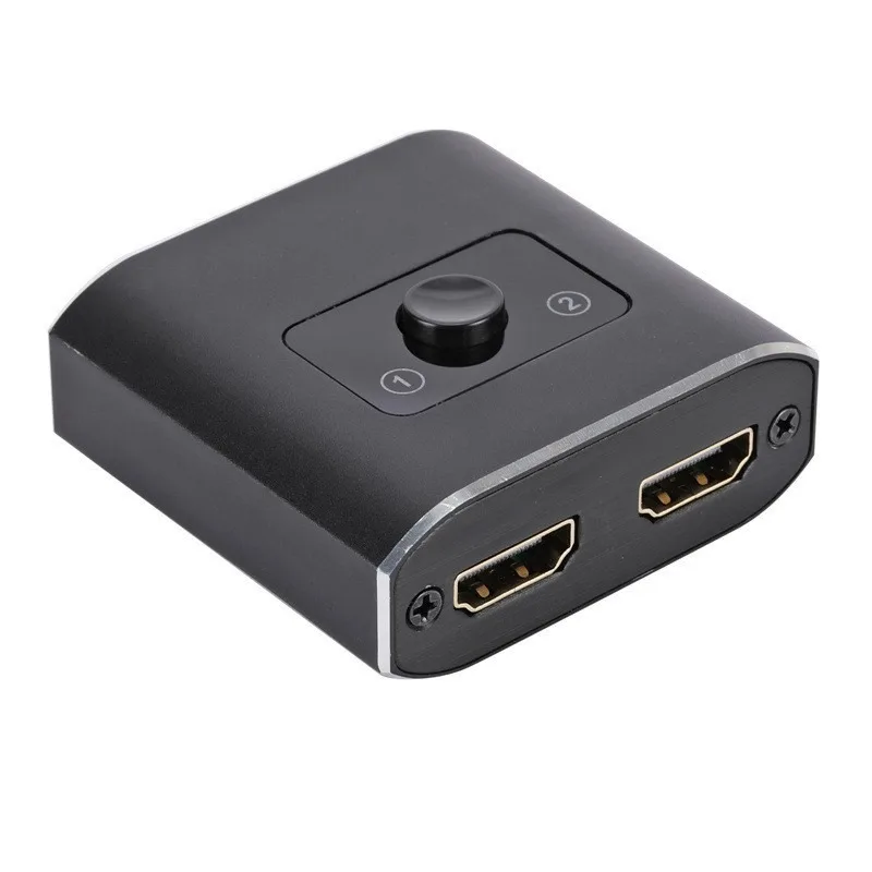 8K 60Hz HDMI Switch 2 Ports 2 In 1 Out Video Splitter for Laptop PC Xbox PS3/4/5 TV Box to Monitor TV Projector Adapter