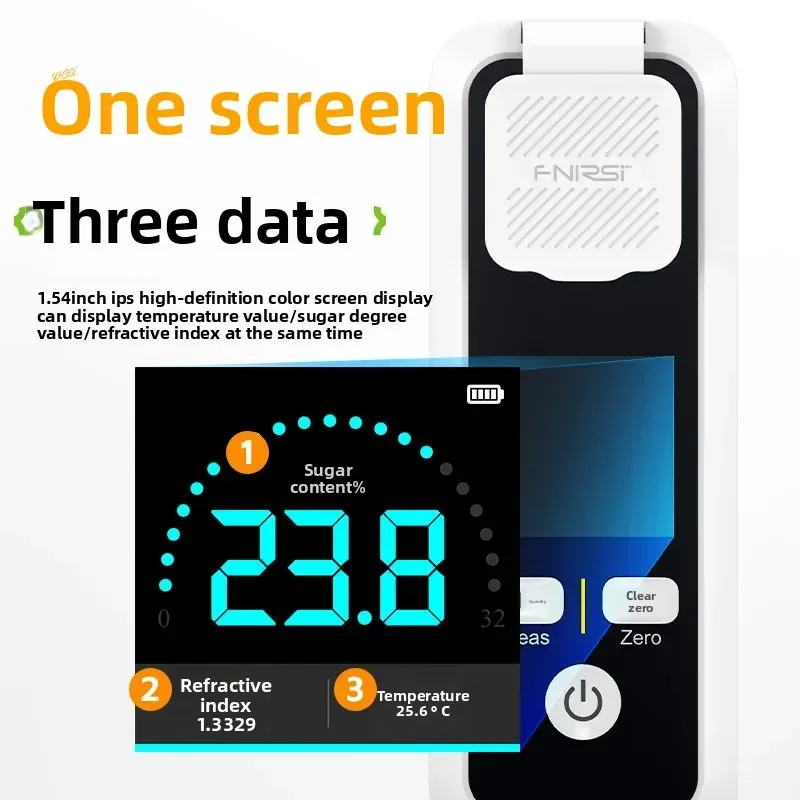JBM-10 20, intelligenter Zuckertester, Obst, hochpräzise Süße, Zuckererkennung, Glukosemessgerät