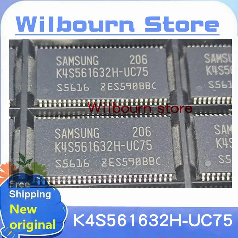 

10PCS~50PCS/LOT K4S561632H-UC75 K4S561632H TSOP54 100% New Spot stock