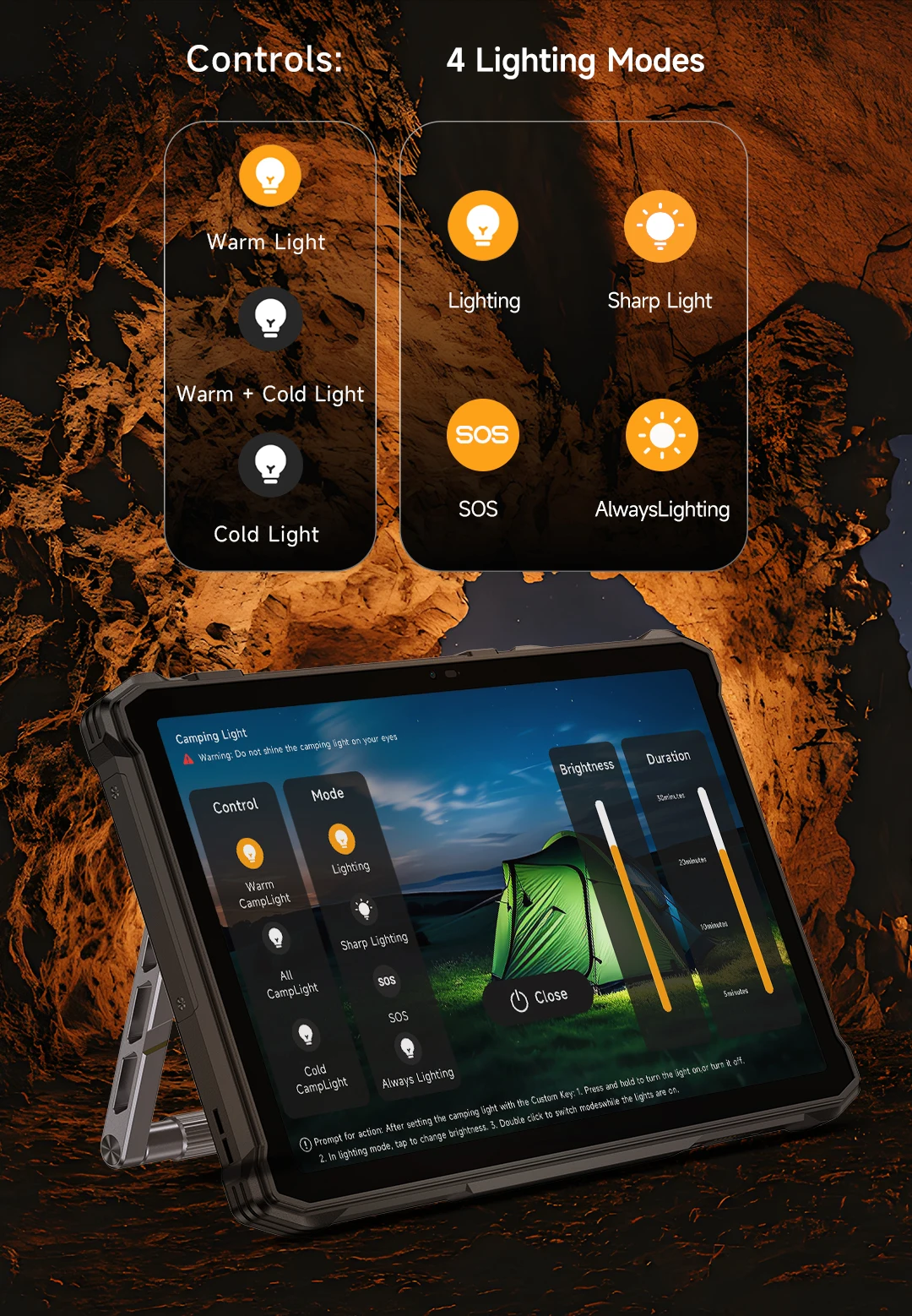 Ulefone Armor Pad 5 Pro 5G Rugged Tablet 24200mAh Android 15 Tablet 12GB+20GB RAM, 512GB ROM 64MP 120W GPS NFC
