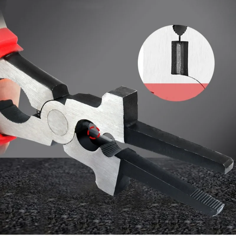 كماشة لحام كهربائية متعددة الوظائف مقاس 8 بوصة لمدربات اللحام الواقية من الغاز كماشة زنبركية خاصة أداة مساعدة MIG