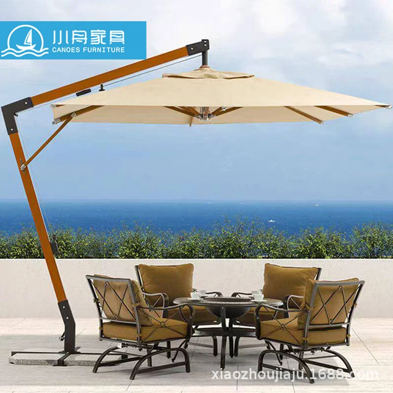 Roman Umbrella, Outdoor Umbrella,Sunshade, Rainproof, UV Protection,Thickened Material, Aluminum Alloy Columns, Rotatable