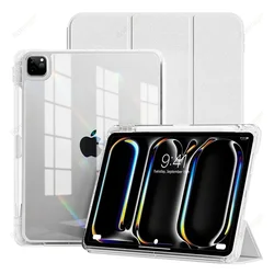 For iPad Air 13 inch M2 M3 2024 2025 iPad Pro13 M4 iPad Air11 M2 Air5 4 ipad 9th 10th A16 11th 10.2 9.7 mini6 with Pencil Holder
