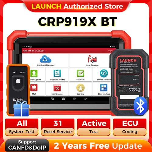 Imagen 2 del producto LAUNCH CRP919XBT envio gratis scaner para automóvil scanner para automotriz escaner de automotriz herramientas de diagnóstico escaner scanner automotriz profesional taller mecánico automotriz en oferta multifuncionales
